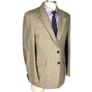 42R Farah El Paso Texas Mens Vtg Wool Tweed Western 2 Button Blazer Sport Coat